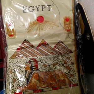 Egyptian cross bags and card holder/wallet